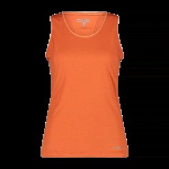 Koszulka damska turystyczna CMP 33N6196. Brązowe bluzki sportowe damskie CMP, xl, bez wzorów, bez ramiączek. Za 162.00 zł.