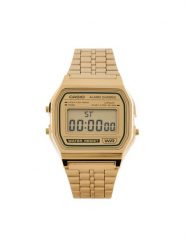 Casio Zegarek A158WEGV-9AEF Złoty. Żółte, cyfrowe zegarki męskie Casio, złote. Za 289.99 zł.