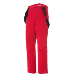 Spodnie narciarskie RH+ Logic Evo. Czerwone spodnie materiałowe męskie bez wzorów, z materiału. Za 1,240.95 zł.