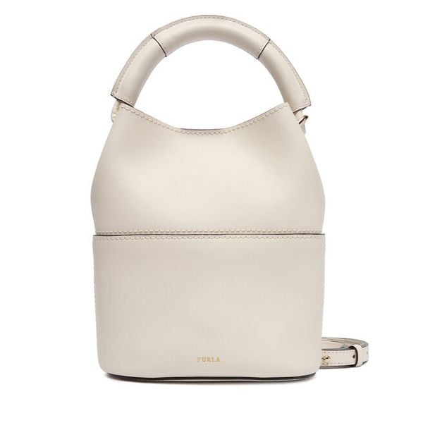 Torebka Furla. Białe torebki klasyczne damskie Furla, bez wzorów, bez dodatków. Za 959.00 zł.