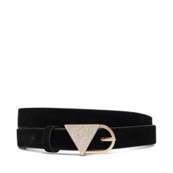 Pasek Guess. Czarne paski damskie Guess, z aplikacjami. Za 234.99 zł.