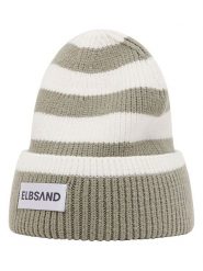 ELBSAND Czapka beanie "Norid" w kolorze biało-beżowym rozmiar: onesize. Białe czapki zimowe damskie ELBSAND, z materiału. Za 73.99 zł.