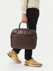 Beverly Hills Polo Club Torba na laptopa CWBEO-BHPC-L-016-07 Brązowy. Brązowe torby na laptopa męskie Beverly Hills Polo Club, ze skóry. Za 219.99 zł.