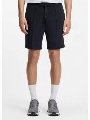 Hugo Boss Fashion Szorty dresowe w kolorze granatowym rozmiar: L. Niebieskie szorty męskie Hugo Boss Fashion, z dresówki, bez kołnierzyka. Za 271.67 zł.