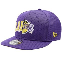 Czapka z daszkiem męska New Era NBA Half Stitch 9FIFTY Los Angeles Lakers Cap. Fioletowe czapki męskie New Era, bez wzorów, z poliesteru, sportowe. Za 159.99 zł.