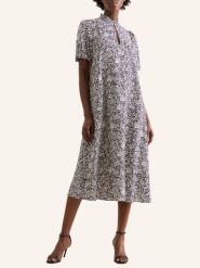 Seidensticker Sukienka w kolorze granatowo-białym rozmiar: 40. Białe sukienki damskie Seidensticker, bez wzorów, z tkaniny, bez kołnierzyka, bez ramiączek, midi. Za 198.56 zł.