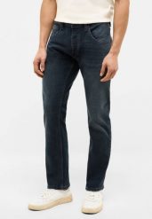 Męskie Spodnie Jeansowe Mustang Style Michigan Straight Denim Blue 1016338 5000 883. Niebieskie spodnie materiałowe męskie Mustang, bez wzorów, z denimu. Za 219.99 zł.