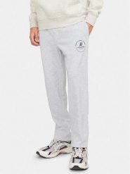 Jack & Jones Spodnie dresowe Gordon 12249904 Biały Regular Fit. Białe spodnie dresowe męskie Jack & Jones, bez wzorów, z bawełny. Za 69.99 zł.