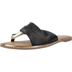 Sandały GIOSEPPO WHATELY Czarny. Czarne sandały damskie Gioseppo, bez wzorów, ze skóry, bez obcasa. Za 178.99 zł.