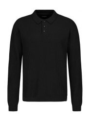 Eight2Nine Koszulka polo w kolorze czarnym rozmiar: M. Czarne koszulki polo męskie Eight2Nine, m, bez wzorów, ze splotem, bez ramiączek. Za 135.95 zł.