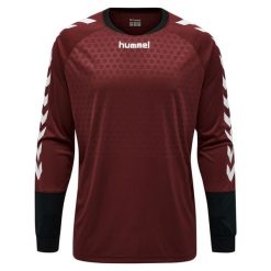 Koszulka Hummel Gardien Essential. Czerwone t-shirty damskie HUMMEL, xl, bez wzorów, bez kołnierzyka. Za 218.50 zł.