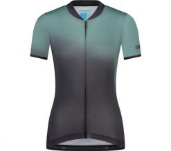 Damska koszulka z krótkim rękawem EVOLVE Avventura, zielony. Zielone bluzki sportowe damskie SHIMANO, s, z elastanu, bez kołnierzyka, bez ramiączek. Za 488.90 zł.