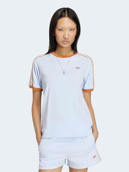 Adidas Koszulka w kolorze błękitnym rozmiar: XXL. Niebieskie bluzki damskie Adidas, xxl, bez wzorów, bez kołnierzyka. Za 119.95 zł.