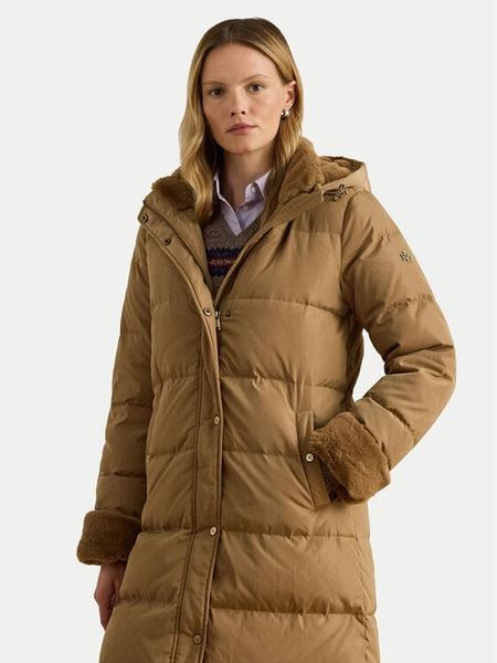 LAUREN RALPH LAUREN Kurtka zimowa 297P04130001 Beżowy Regular Fit. Brązowe kurtki damskie Lauren Ralph Lauren, na zimę, s, bez wzorów, z syntetyku, bez kaptura. Za 1,899.00 zł.