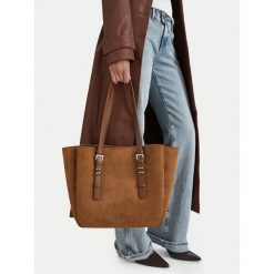 Torebka Nine West. Brązowe torebki klasyczne damskie Nine West, bez wzorów, bez dodatków. Za 329.99 zł.