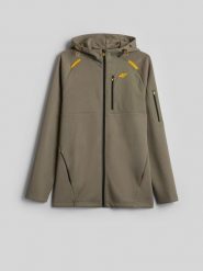 4F Bluza regular z kapturem męska - khaki XL. Brązowe bluzy z kapturem męskie 4f, m. Za 199.99 zł.