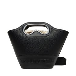 Torebka KARL LAGERFELD. Czarne torebki klasyczne damskie Karl Lagerfeld, bez wzorów, bez dodatków. Za 1,309.00 zł.