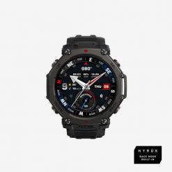 Second Life - Zegarek smartwatch Amazfit T-Rex 3 Pro 48 mm... - Stan Doskonały. Czarne, cyfrowe zegarki damskie AMAZFIT, szklane. Za 1,444.99 zł.