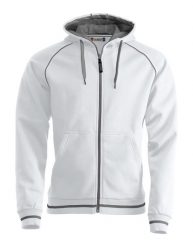 Clique Gerry uniseks bluza z kapturem, dzianina strukturalna, wnętrze. Białe bluzy z kapturem męskie CLIQUE, xs, z bawełny. Za 273.33 zł.