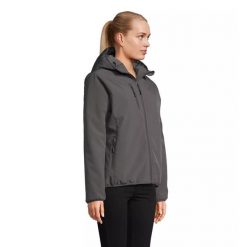 Damska kurtka softshell Sol's Falcon Padded. Brązowe kurtki damskie SOL'S, na zimę, s, bez wzorów, z softshellu, bez kaptura. Za 323.50 zł.