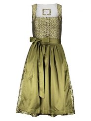 Turi Landhaus Sukienka "Katarina" w kolorze zielonym rozmiar: 44. Zielone sukienki damskie Turi Landhaus, na imprezę, bez wzorów, bez kołnierzyka, bez ramiączek. Za 401.59 zł.