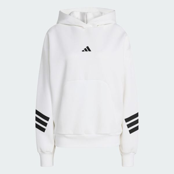 Bluza z kapturem Future Icons 3-Stripes. Zielone bluzy z kapturem damskie Adidas, xs, z bawełny. Za 299.00 zł.