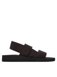 LOVE MOSCHINO Sandały JA16033G0OJN7203 Brązowy. Brązowe sandały damskie Love Moschino, bez wzorów, z materiału, bez obcasa, na płaskiej podeszwie. Za 519.99 zł.