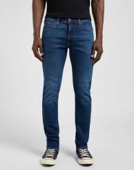 MESKIE SPODNIE JEANSOWE LEE LUKE BOBBIE 112370586. Spodnie materiałowe męskie Lee, bez wzorów, z jeansu. Za 219.99 zł.