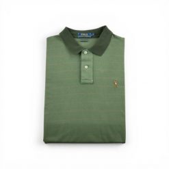 Second life - Koszulka polo męska z krótkim rękawem Beżowa - Stan dobry. Zielone koszulki polo męskie Ralph Lauren, m, bez wzorów, bez ramiączek. Za 105.71 zł.