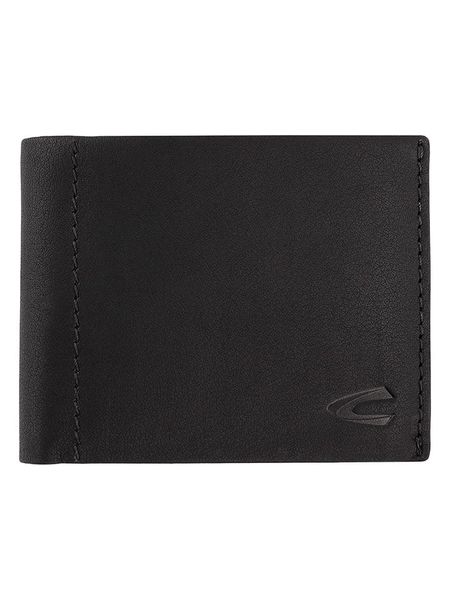 Camel Active Skórzany portfel "Niagara" w kolorze czarnym - 11 x 8,5 x 2 cm rozmiar: onesize. Czarne portfele męskie Camel Active, bez wzorów, z materiału. Za 117.45 zł.