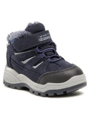 Sprandi Śniegowce CP91-21965 Granatowy. Niebieskie buty zimowe chłopięce Sprandi, z materiału. Za 103.99 zł.