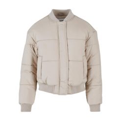 Damska kurtka puchowa Urban Classics. Brązowe kurtki damskie Urban Classics, bez wzorów, z puchu, bez kaptura. Za 337.50 zł.