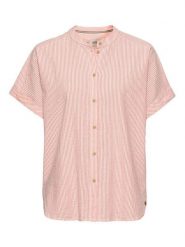 Camel Active Bluzka w kolorze jasnoróżowym rozmiar: S. Różowe bluzki damskie Camel Active, s, bez wzorów, bez kołnierzyka, bez ramiączek. Za 149.31 zł.