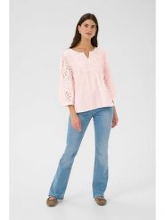 Cream Bluzka w kolorze jasnoróżowym rozmiar: 40. Różowe bluzki damskie Cream, bez wzorów, bez kołnierzyka, bez ramiączek. Za 156.98 zł.