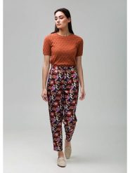 4funkyflavours Spodnie "UMI Says" w kolorze czarnym rozmiar: L. Czarne spodnie materiałowe damskie 4funkyflavours, bez wzorów, z materiału. Za 169.67 zł.