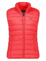 Geographical Norway Kamizelka pikowana "Vatikolor" w kolorze czerwonym rozmiar: S. Czerwone kamizelki damskie Geographical Norway, s. Za 113.63 zł.