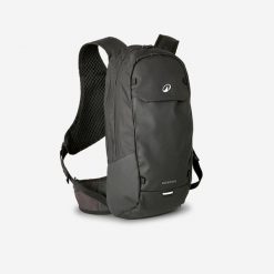 Plecak z bukłakiem na rower MTB Rockrider 12 l / 2 l wody. Czarne plecaki damskie ROCKRIDER, bez wzorów, z materiału. Za 269.99 zł.