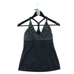 Second life - Top damski Pure Balance do jogi Lululemon - Jak nowy. Czarne topy sportowe damskie LULULEMON, l, bez wzorów, z materiału, bez ramiączek. Za 127.76 zł.
