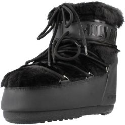 Buty MOON BOOT MB ICON LOW FAUX FUR Czarny. Czarne obuwie trekkingowe damskie Moon Boot, na zimę. Za 1,087.99 zł.
