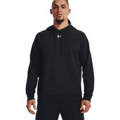 Męska Bluza Polarowa Rival. Białe bluzy sportowe męskie Under Armour, bez wzorów, z bawełny, bez kołnierzyka, bez ramiączek. Za 278.75 zł.