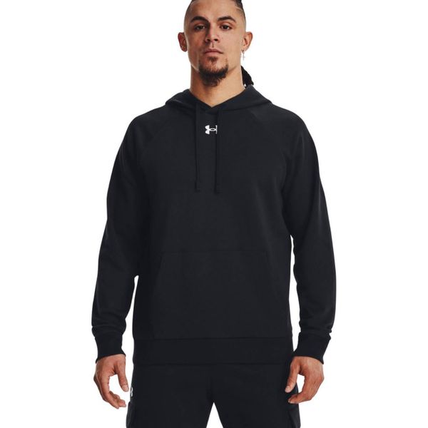 Męska Bluza Polarowa Rival. Białe bluzy sportowe męskie Under Armour, bez wzorów, z bawełny, bez kołnierzyka, bez ramiączek. Za 278.75 zł.