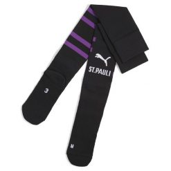 Męskie skarpety FC St. Pauli z grafiką PUMA Black White. Białe skarpetki męskie Puma, bez wzorów. W wyprzedaży za 94.00 zł.