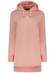 Maison Montaigne Sukienka dresowa "Gilongmai" w kolorze szaroróżowym rozmiar: XL. Różowe sukienki damskie Maison Montaigne, xl, bez wzorów, z dresówki, bez kołnierzyka, bez ramiączek, mini. Za 109.26 zł.