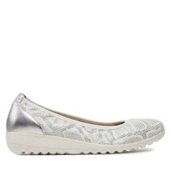 Baleriny Caprice. Szare baleriny damskie Caprice, bez wzorów, bez obcasa. Za 229.99 zł.