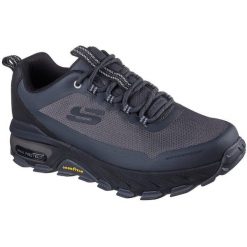 Buty sportowe męskie Skechers Max Protect Fast T. Niebieskie buty sportowe na co dzień męskie Skechers, bez zapięcia, na fitness i siłownię. Za 499.99 zł.