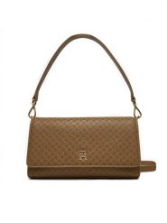 Tommy Hilfiger Torebka AW0AW16933 Brązowy. Brązowe torebki klasyczne damskie Tommy Hilfiger, bez wzorów, ze skóry, bez dodatków. Za 399.99 zł.