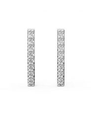 Diamant Vendôme Złote kolczyki-wkrętki z diamentami rozmiar: onesize. Szare kolczyki damskie Diamant Vendöme, z diamentem, złote. Za 981.37 zł.