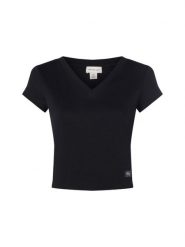 Calvin Klein Jeans Koszulka Kobiety Bawełna czarny, S. Czarne t-shirty damskie Calvin Klein Jeans, s, bez wzorów, z bawełny, bez kołnierzyka. Za 89.95 zł.