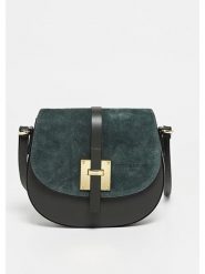 Victor & Hugo Paris Skórzana torebka w kolorze ciemnozielonym - 22 x 18 x 6 cm rozmiar: onesize. Zielone torebki klasyczne damskie Victor & Hugo Paris, bez wzorów, z materiału, bez dodatków. Za 252.34 zł.