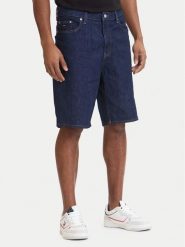 Tommy Jeans Szorty jeansowe Jaimie DM0DM22974 Granatowy Regular Fit. Niebieskie szorty męskie Tommy Jeans, bez wzorów, z bawełny. Za 289.99 zł.